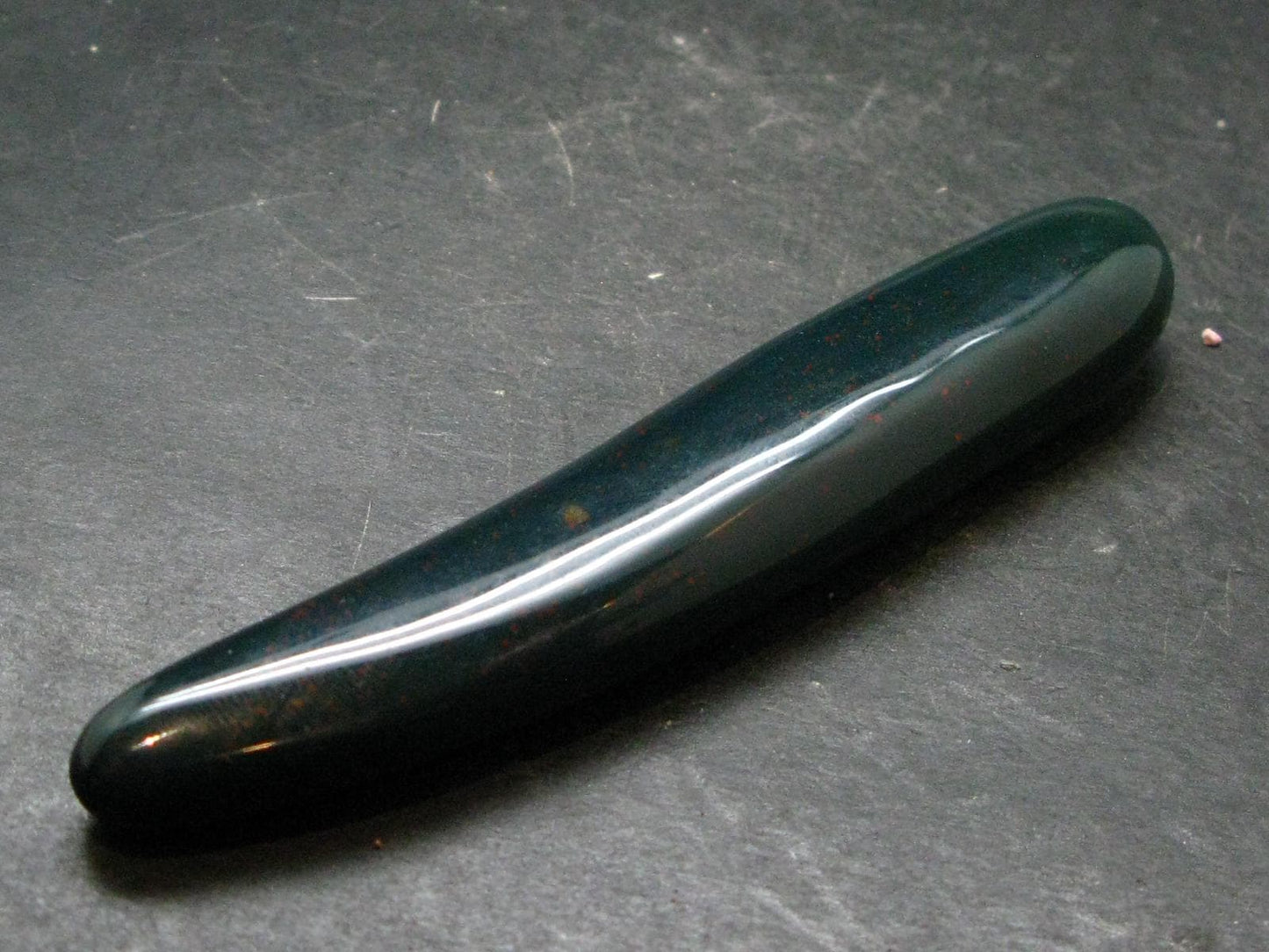 Bloodstone Wand From India - 3.9" - 38.42 Grams