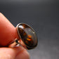 Fire Agate Ring From Mexico - Size 6 - 3.85 Grams