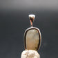 Phenakite Phenacite Silver Pendant from Nigeria - 0.7 Inches - 1.18 Grams