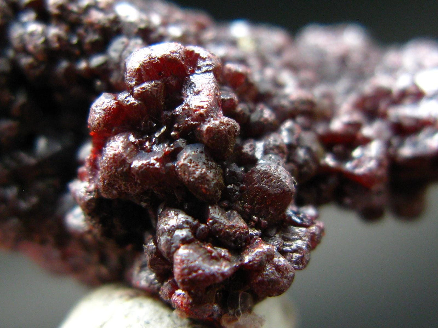 Rare Gem Proustite Cluster From Morocco - 1.2" - 8.64 Grams