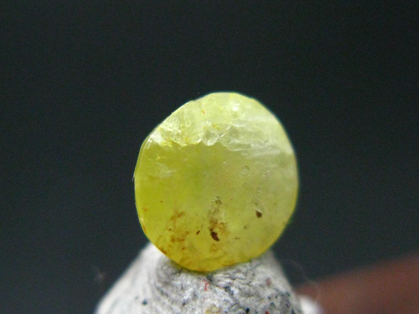 Rare Gem Brucite Cut Stone from Pakistan - 0.65 Carats