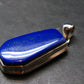 Lapis Lazuli Silver Pendant From Afghanistan - 1.7" - 11.81 Grams