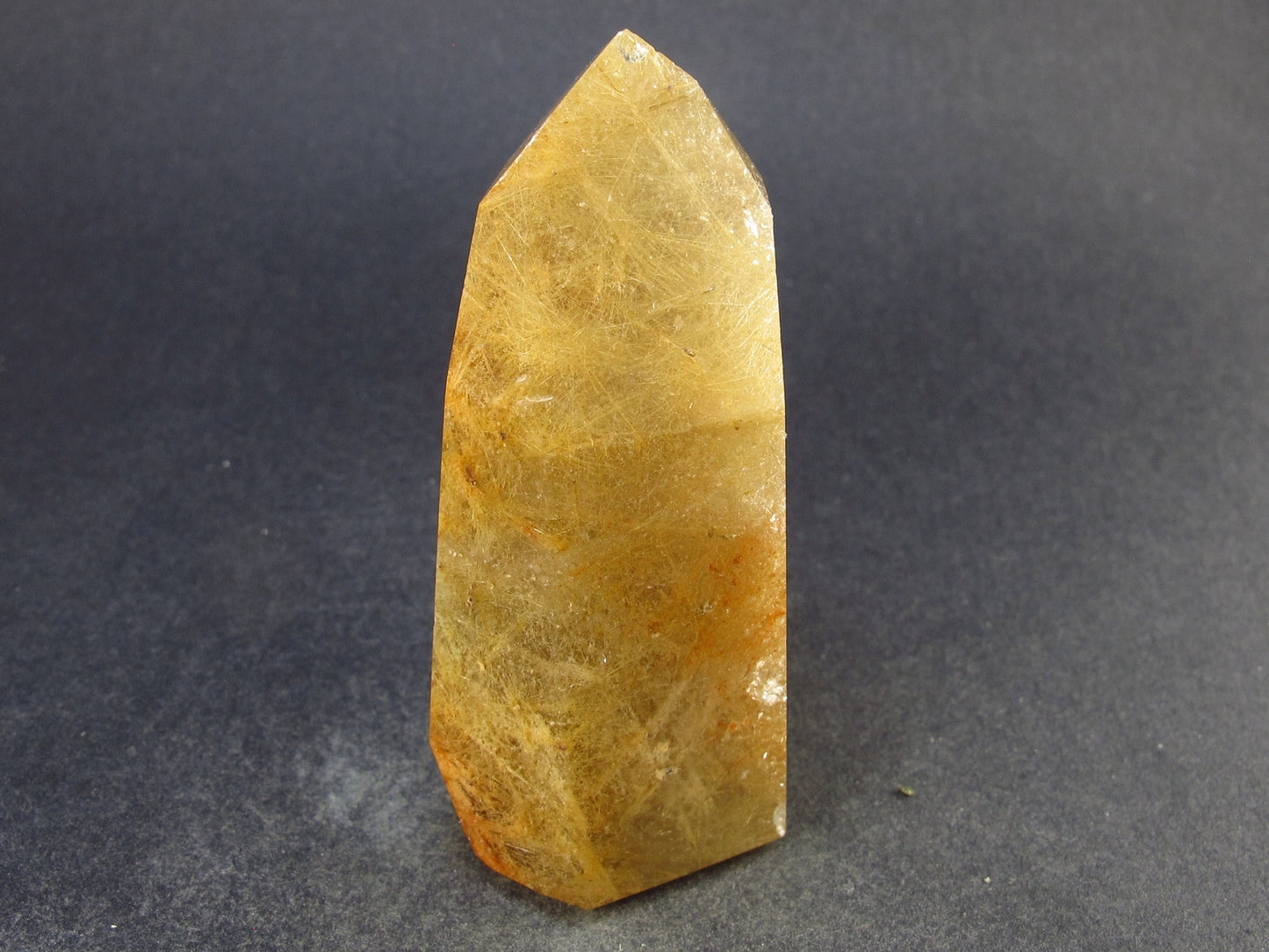 Large Polished Rutilated Quartz Crystal from Brazil - 2.4" - 111 Grams