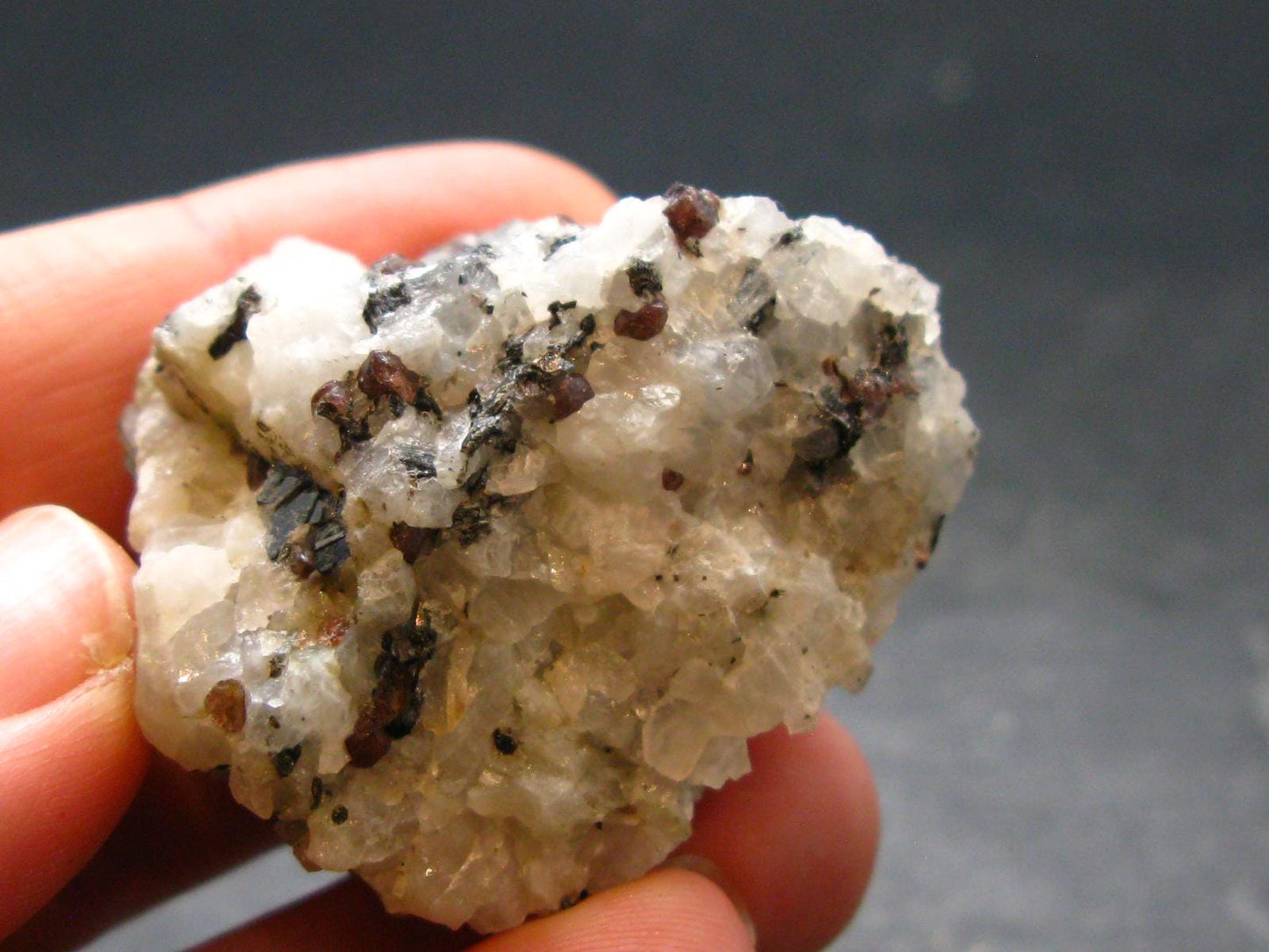 Ruby Cluster on Matrix From Russia - 1.5" - 28.64 Grams