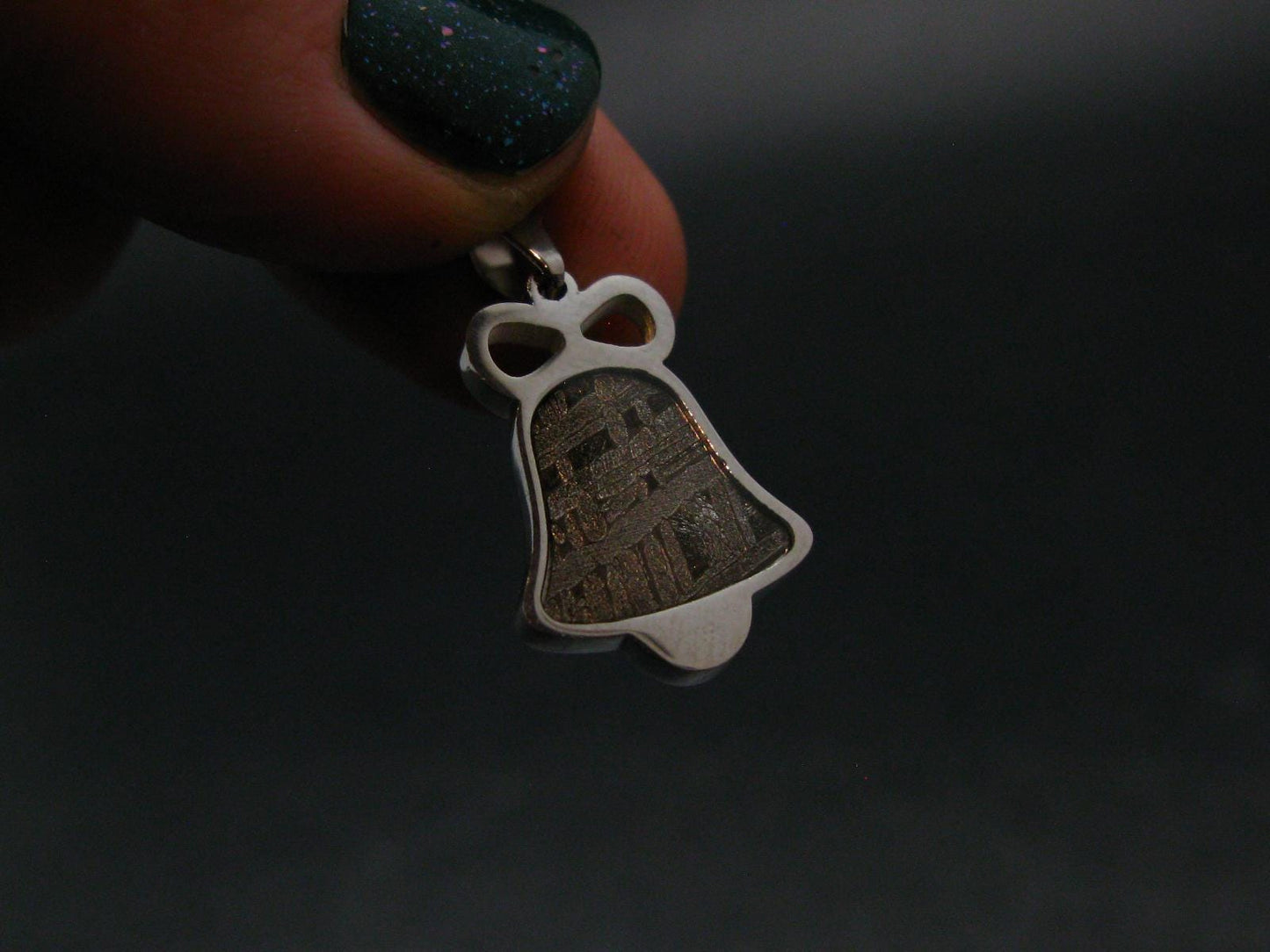 Muonionalusta Meteorite Pendant from Sweden - 0.9" - 1.81 Grams