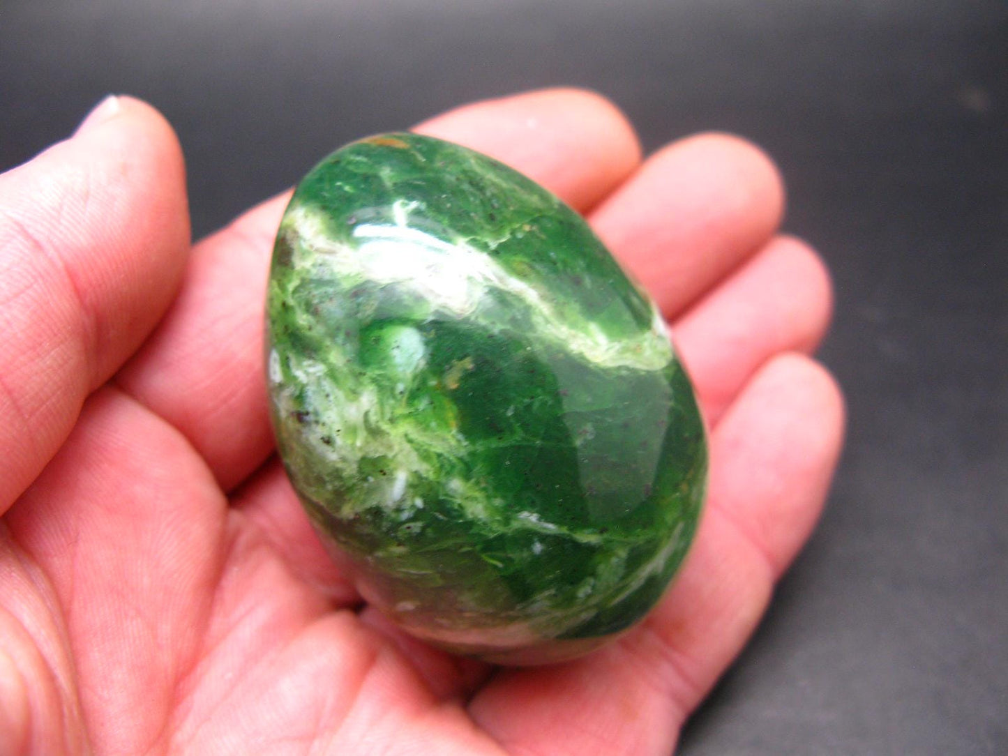 Rare Green Opal Egg From Kazakhstan - 2.2" - 89.4 Grams