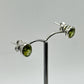 Peridot Sterling Silver Stud Earrings | August Birthstone