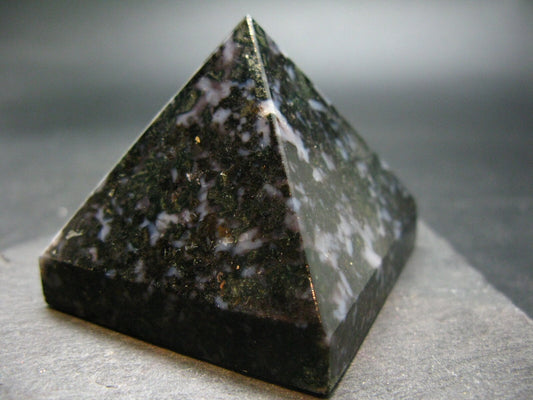 Rare Mystic Merlinite Pyramid from Indian Ocean - 1.9"