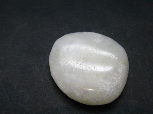 Rare White Barite Tumbled Stone From Norway - 1.3" - 26.25 Grams