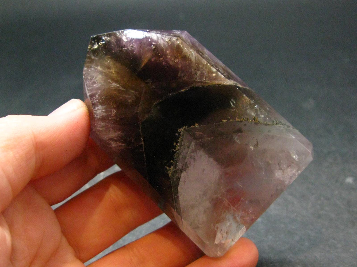 Cacoxenite Amethyst Polished Crystal From Brazil - 2.8"