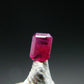Beautiful Rare Gem Bixbite Red Beryl Emerald Cut Stone From Utah USA - 0.16 Carats - 3.7x2.5mm