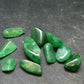 Lot of 10 Tsavorite Garnet Gem Tumbled Stones From Tanzania - 39.60 Carats