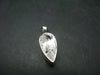 5.14 Carat Phenakite Phenacite Gem Sterling Silver Pendant from Nigeria - 0.9"