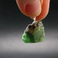 Tsavorite Gem Green Garnet Sterling Silver Pendant From Tanzania - 0.9" - 6.40 Grams