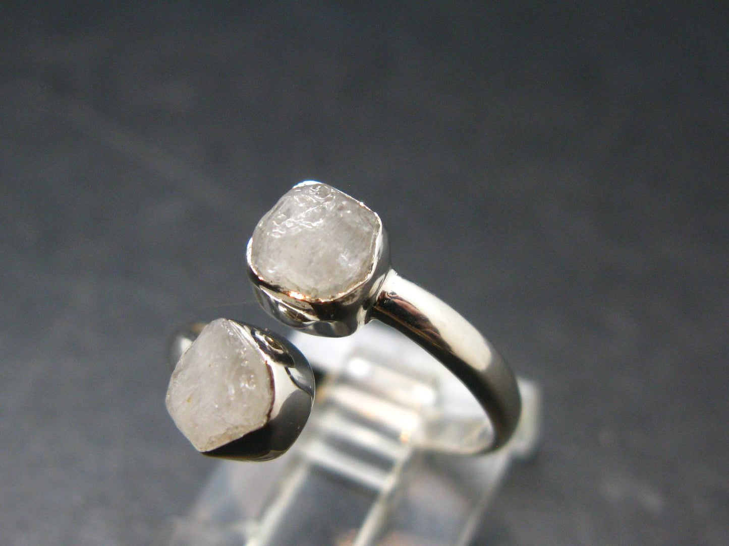 Natrolite Silver Ring From Russia - 2.2 Grams - Size 7