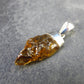 Natural Unheated Citrine Sterling Silver Pendant from Zambia - 1.2" - 2.00 Grams