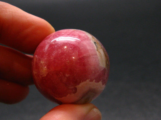 Rhodochrosite Sphere Ball from Argentina - 1.1" - 41.61 Grams