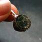 Nice Polished Seraphinite Clinochlore Stalactite Silver Pendant From Russia - 0.8" - 2.10 Grams