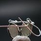 Very Rare White Cryolite 925 Silver Earrings from Greenland - 1.0" - 3.0 Grams