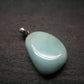 Rare Blue Larimar Pectolite Silver Pendant From Dominican Republic - 1.1" - 4.68 Grams