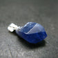 Tanzanite Pendant In Sterling Silver From Tanzania - 0.8" - 1.50 Grams