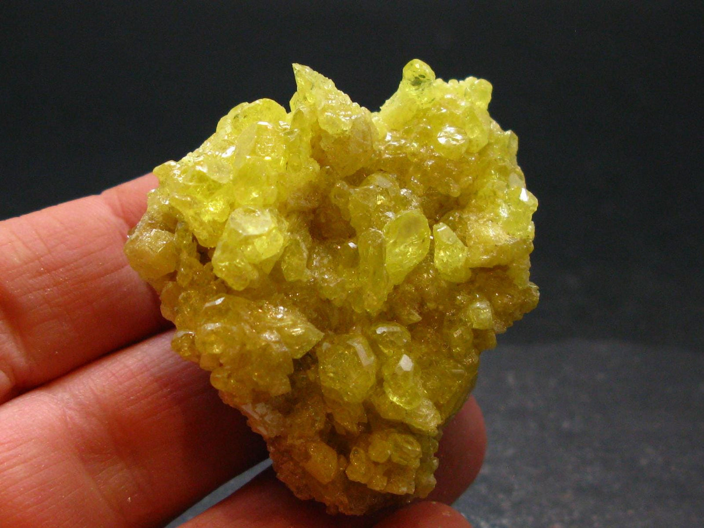 Sulfur Sulphur Cluster From Bolivia - 1.7"