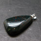 Bloodstone Silver Pendant From India - 1.4" - 7.81 Grams