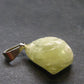 Brazilianite Crystal Silver Pendant From Brazil - 0.7" - 1.9 Grams