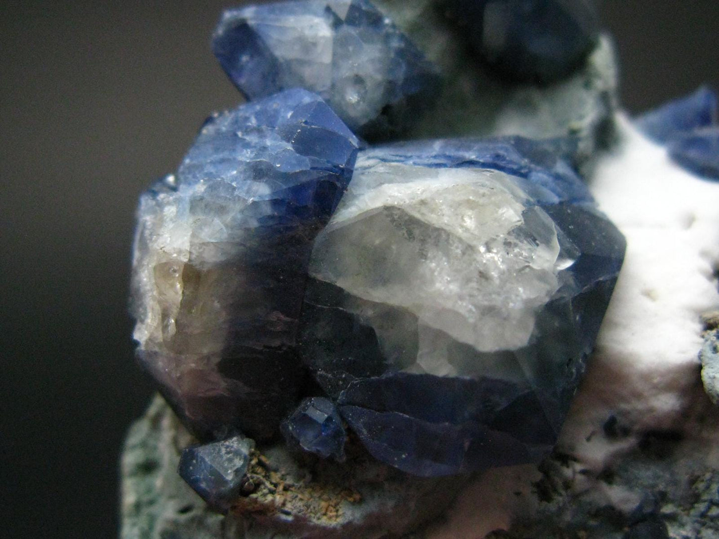 Museum Benitoite and Neptunite on Natrolite Cluster From California - 2.1"