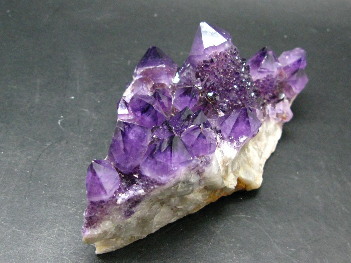 Stunning Cactus Amethyst Spirit Quartz Cluster From South Africa - 5.2" - 322 Grams
