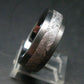 Muonionalusta Meteorite Steel Ring - 13.46 Grams - Size 10