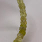 Natural Chrysoberyl Beaded Necklace, Faceted Rondelle Strand, Minimalist Crystal Jewelry