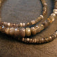 Extremely Rare Alexandrite Necklace - 17.5" - Rondelle Facetted Beads - 41.6 Carats