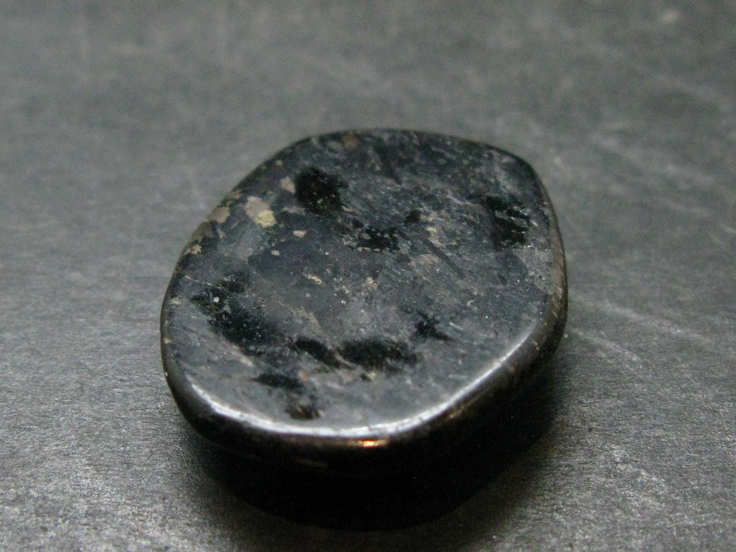 Rare Nuumite Nuummite Cabochon From Greenland - 1.1" - 8.69 Grams