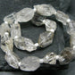Tibetan Black Quartz Genuine Bracelet ~ 7 Inches ~ 10mm Crystal Beads