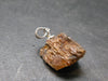 Rare Enstatite Crystal 925 Silver Pendant From Tanzania - 0.8" - 1.87 Grams