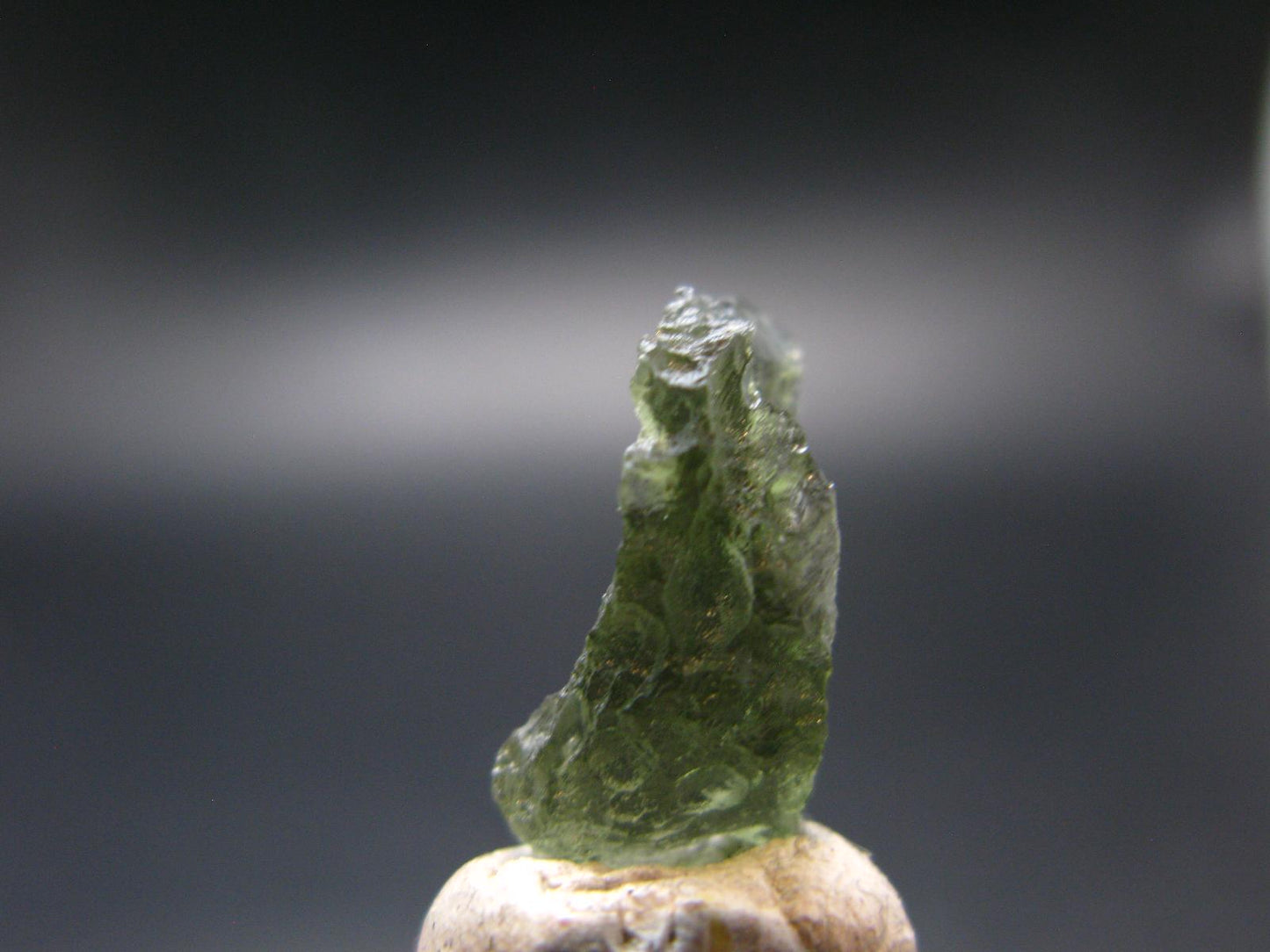 Moldavite Tektite Raw Piece from Czech Republic - 0.8" - 5.0 Carats - 1.0 Grams