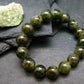 AAA Grade Grossular Green Garnet Genuine Bracelet ~ 7 Inches ~ 12mm Round Beads