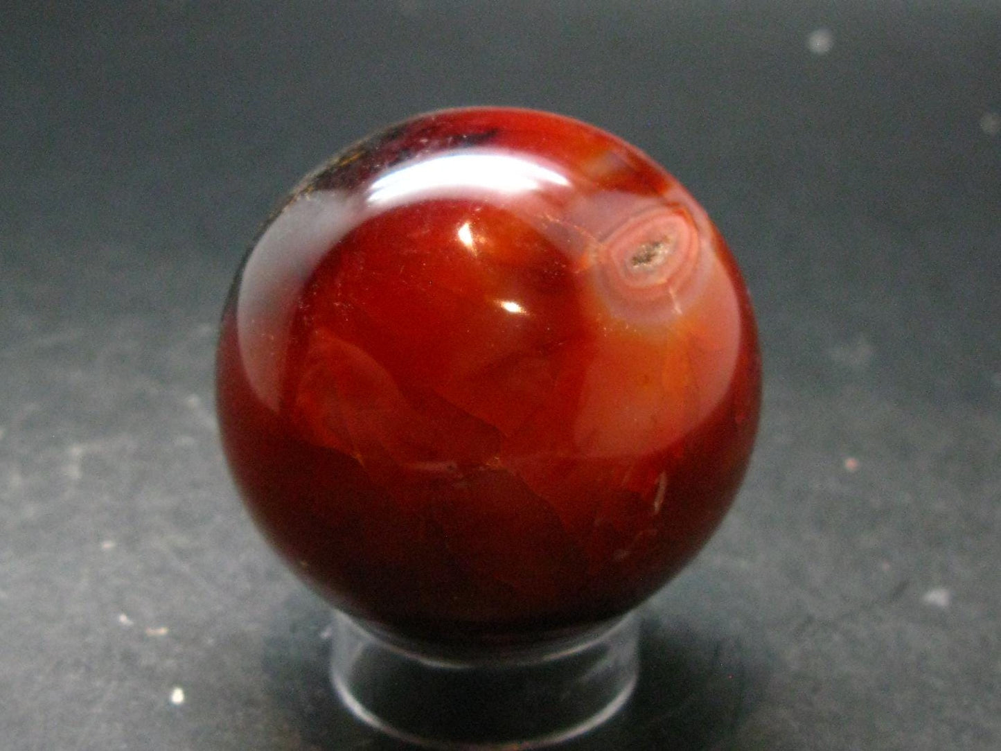 Carnelian Agate Sphere Ball From Madagascar - 2.1" - 196.15 Grams