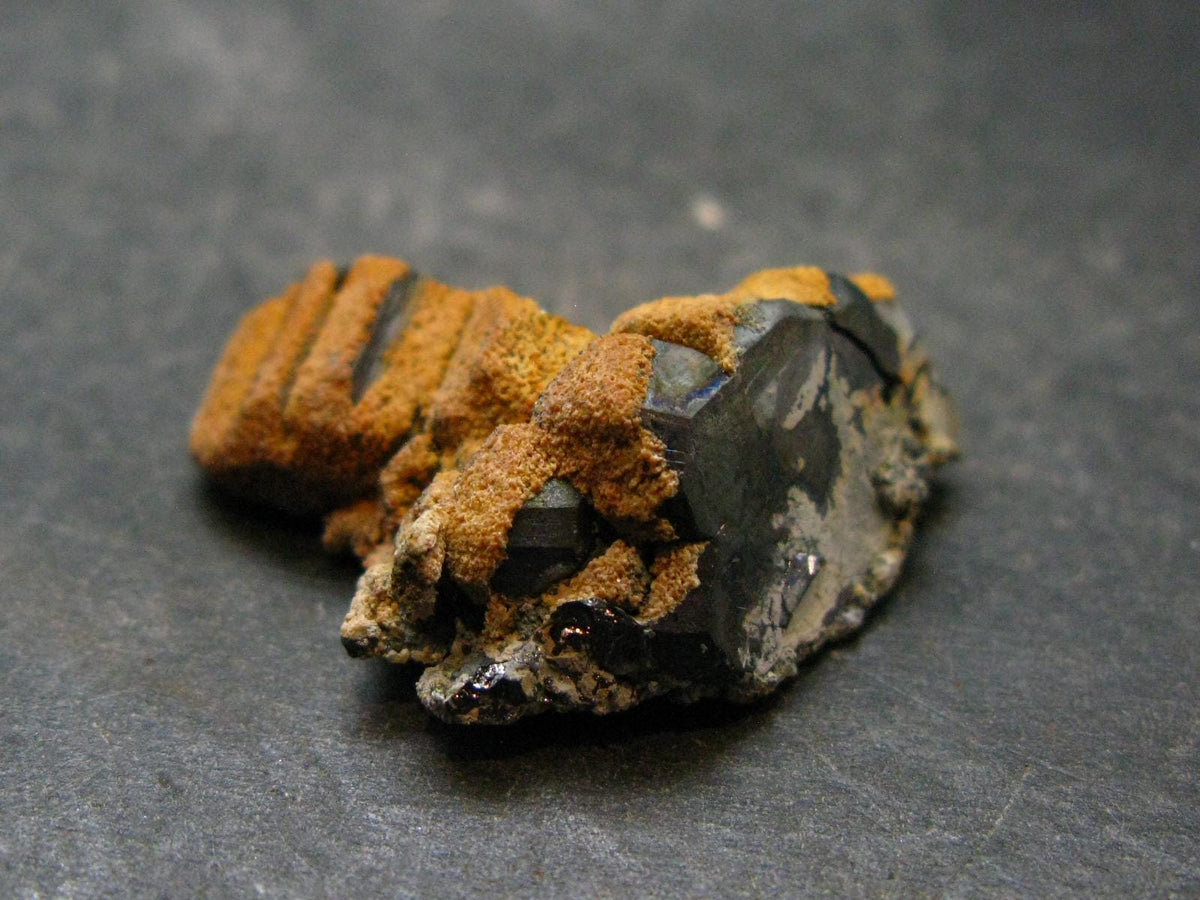 Silver Gray Terminated Bournonite Crystal from China - 14.94 Grams - 1.1"
