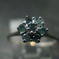Genuine Alexandrite Gem Silver Ring From Russia - Size 7.5 - 1.17 Grams