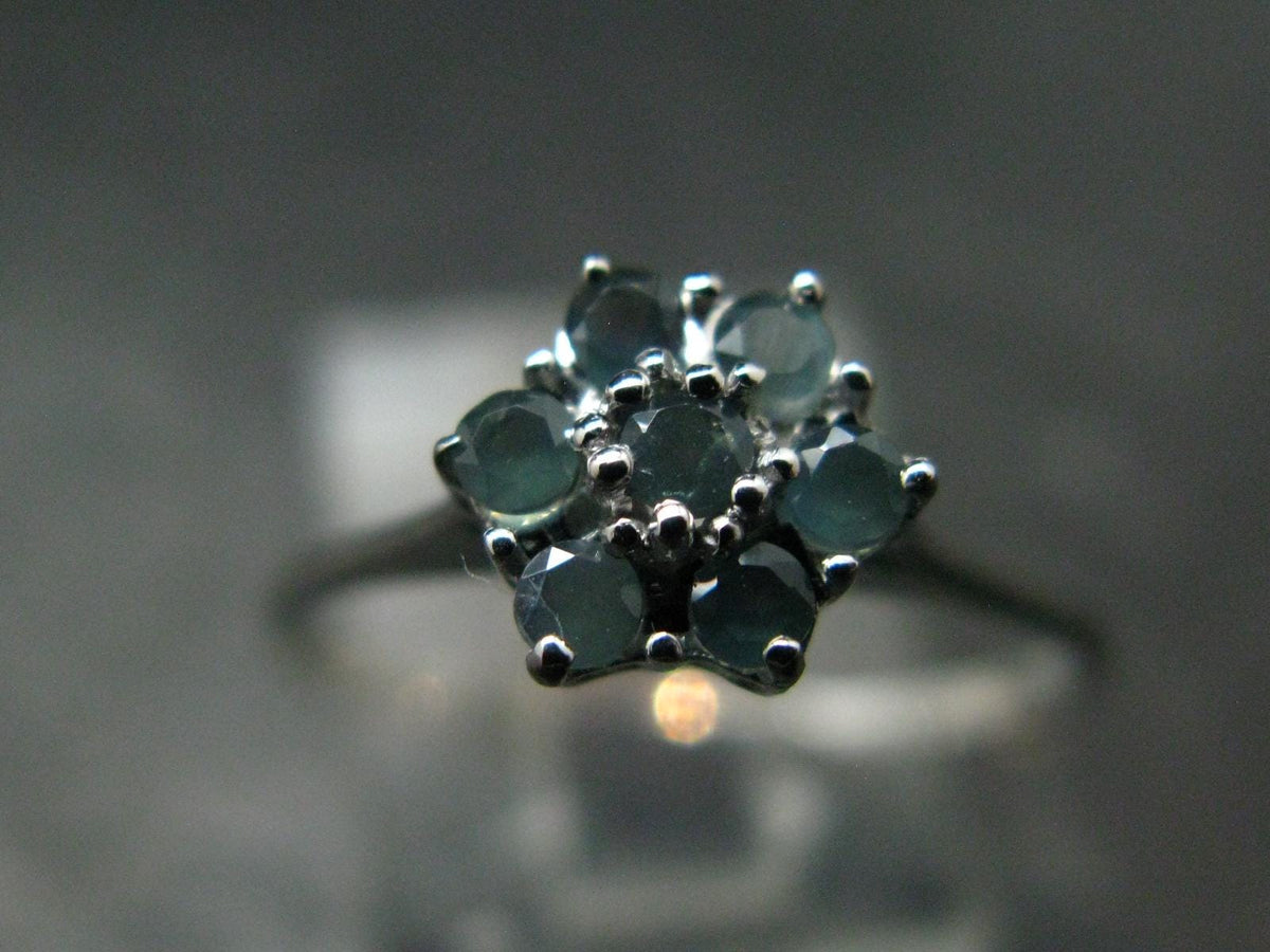 Genuine Alexandrite Gem Silver Ring From Russia - Size 7.5 - 1.17 Grams