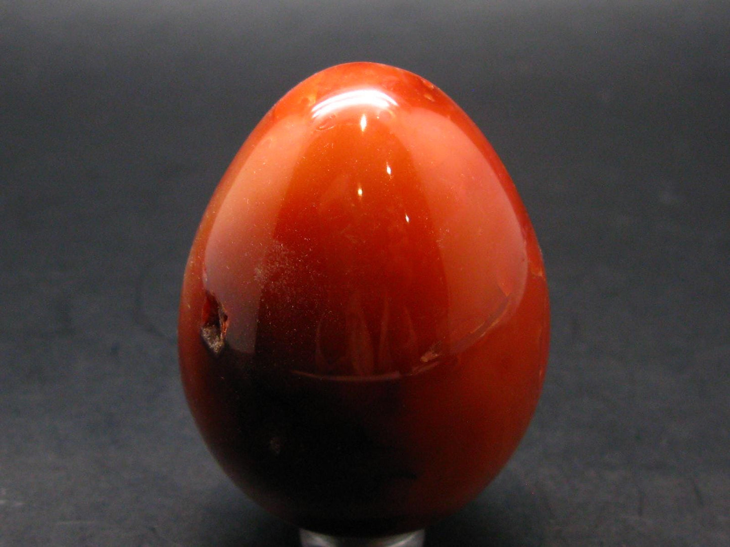 Carnelian Agate Egg From Madagascar - 2.3"