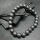 Hematite Genuine Bracelet ~ 7 Inches ~ 8mm Round Matte Beads