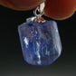 Tanzanite Pendant In Sterling Silver From Tanzania - 0.7" - 1.88 Grams
