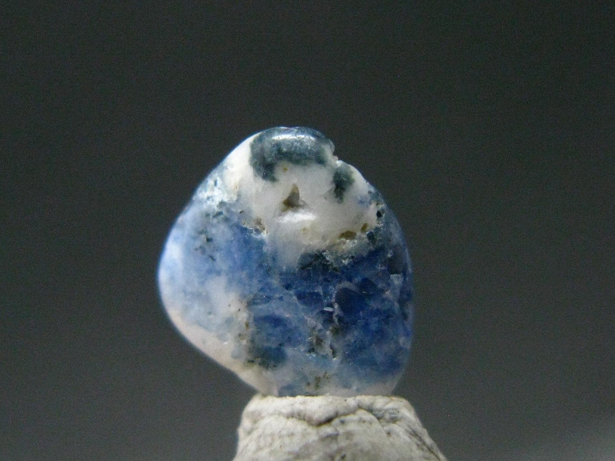 Gem Benitoite Polished Stone From California - 0.84 Carats - 8x7mm