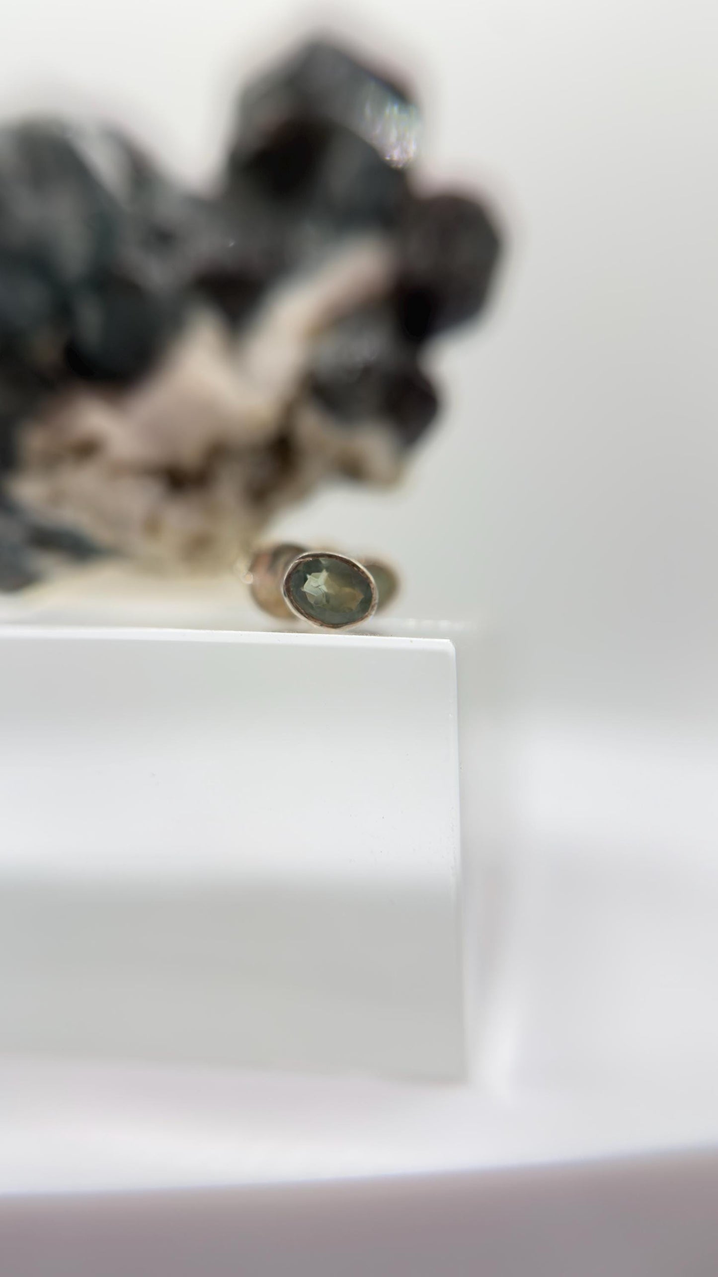 Alexandrite Stud Earrings Color Change Gemstone Silver June Birthstone Minimal Jewelry