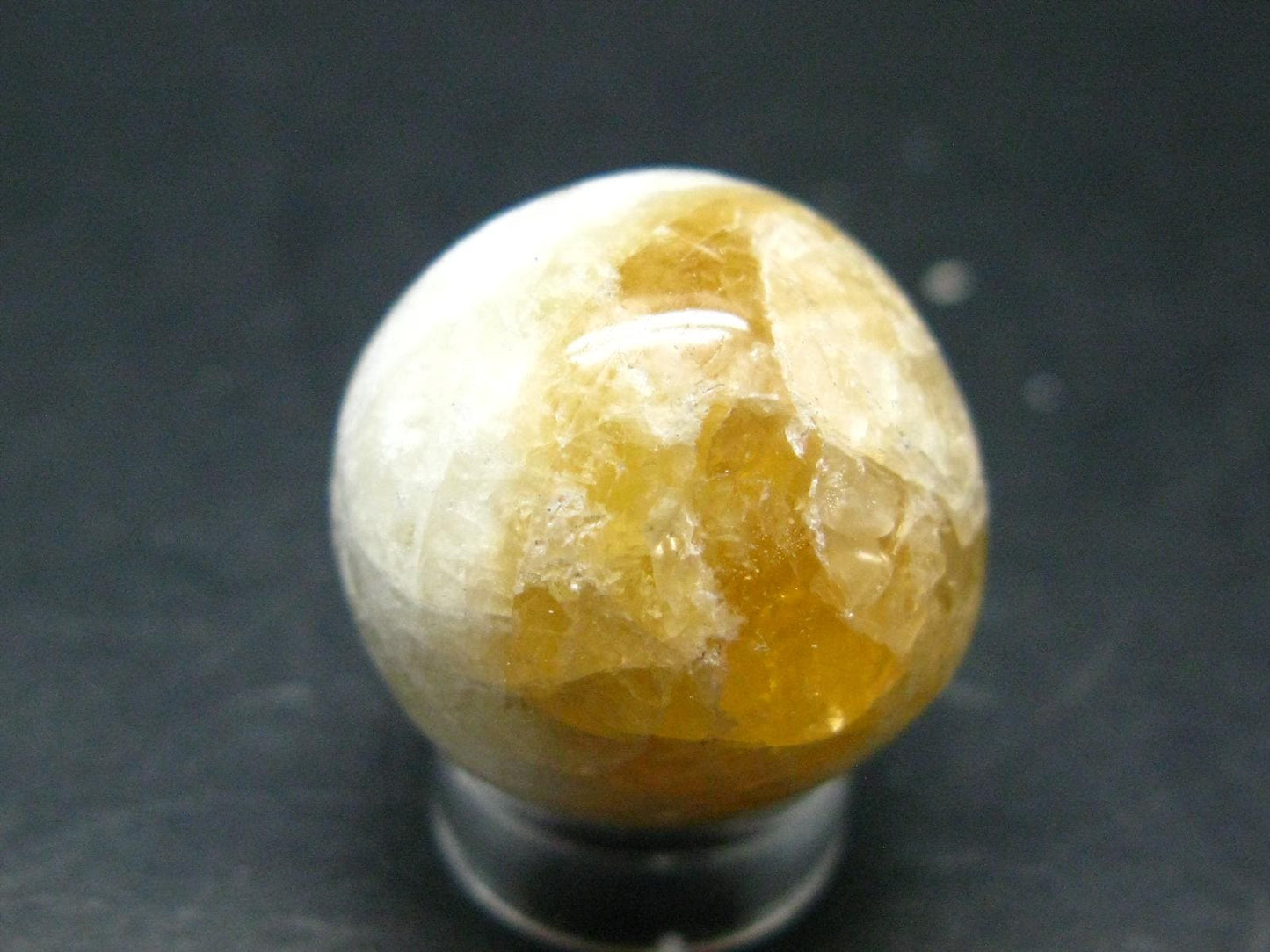 Rare Agni Gold Danburite Sphere From Tanzania - 16.51 Grams - 0.9"