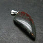 Crimson Cuprite w/ Chrysocola Silver Pendant from Mexico - 1.5" - 3.80 Grams