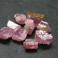 Lot of 10 Pink Imperial Topaz Crystals from Brazil - 19.40 Carats
